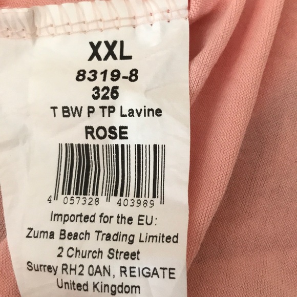 Vail Rose blouse with tank top inside, - Picture 5 of 6